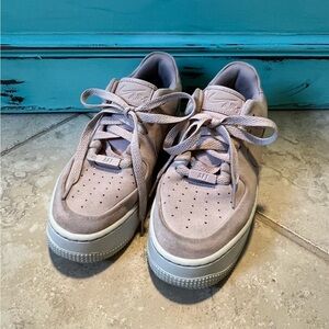 Nike Air Force 1 Af1 Sage Low Particle Beige Womens Sz 7.5 Blush Pink